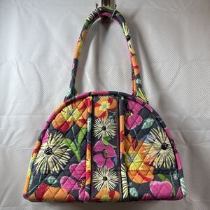 VERA BRADLEY Jazzy Blooms Retired Eloise Kiss Lock Shoulder Bag New Without Tags